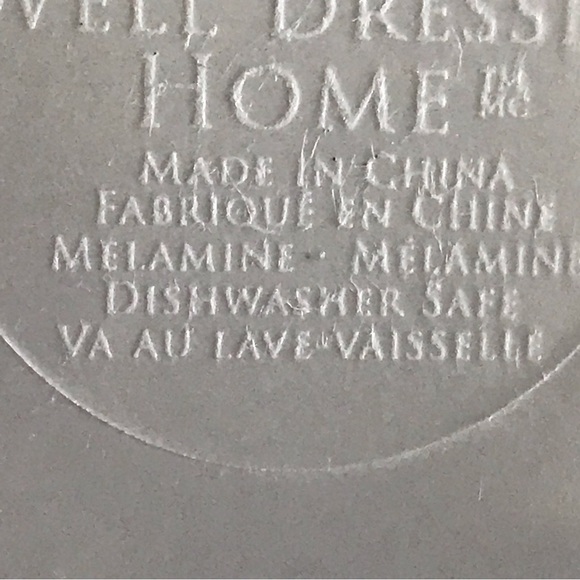 Well Dressed Home Teal Green Speckled MELAMINE Egg Shaped Side Plate - Picture 6 of 10